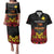 Papua New Guinea Independence Day Couples Matching Puletasi and Hawaiian Shirt PNG Bird of Paradise 50th Anniversary LT14