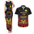 Papua New Guinea Independence Day Couples Matching Tank Maxi Dress and Hawaiian Shirt PNG Bird of Paradise 50th Anniversary LT14