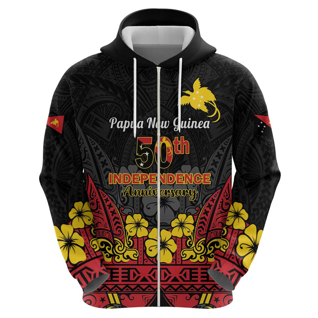 Papua New Guinea Independence Day Hoodie PNG Bird of Paradise 50th Anniversary LT14