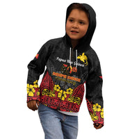 Papua New Guinea Independence Day Kid Hoodie PNG Bird of Paradise 50th Anniversary LT14