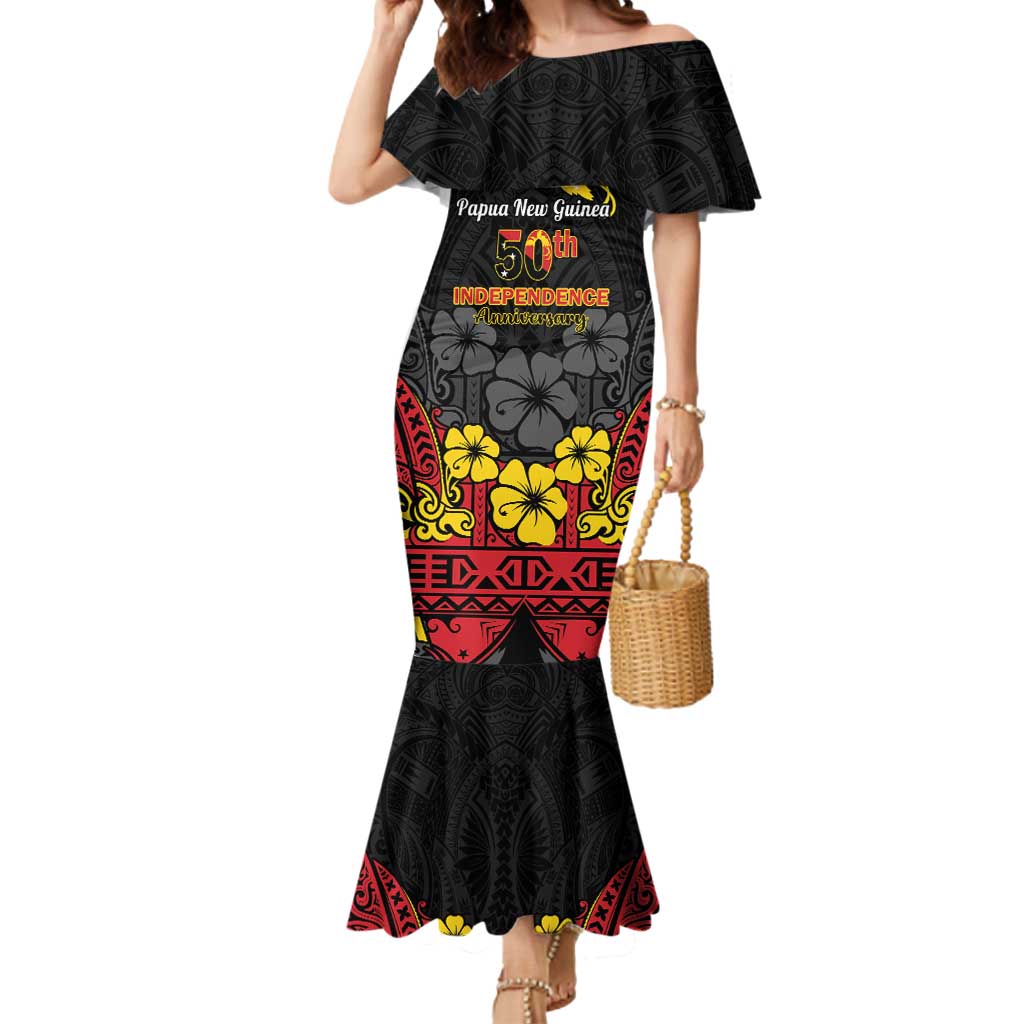 Papua New Guinea Independence Day Mermaid Dress PNG Bird of Paradise 50th Anniversary LT14