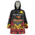 Papua New Guinea Independence Day Wearable Blanket Hoodie PNG Bird of Paradise 49th Anniversary