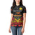 Papua New Guinea Independence Day Women Polo Shirt PNG Bird of Paradise 49th Anniversary