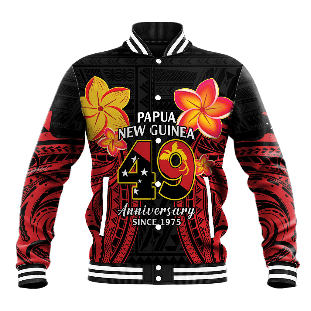 Papua New Guinea Independence Day Baseball Jacket PNG Since 1975