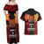 Papua New Guinea Independence Day Couples Matching Off Shoulder Maxi Dress and Hawaiian Shirt PNG Since 1975
