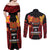 Papua New Guinea Independence Day Couples Matching Off Shoulder Maxi Dress and Long Sleeve Button Shirt PNG Since 1975