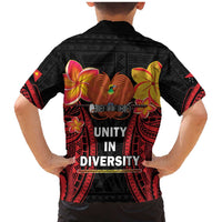 Papua New Guinea Independence Day Family Matching Mermaid Dress and Hawaiian Shirt PNG Since 1975 LT14