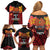 Papua New Guinea Independence Day Family Matching Off Shoulder Short Dress and Hawaiian Shirt PNG Since 1975