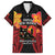 Papua New Guinea Independence Day Family Matching Off Shoulder Short Dress and Hawaiian Shirt PNG Since 1975 LT14