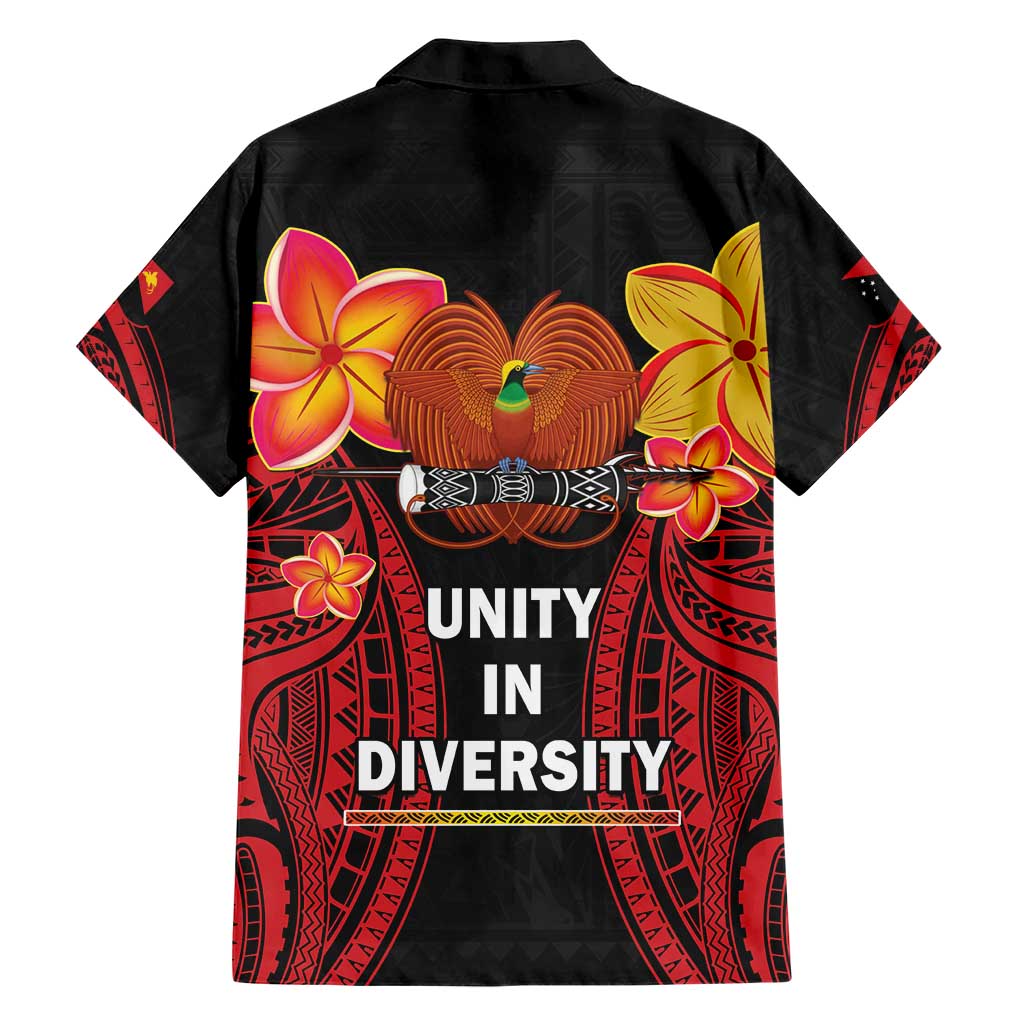 Papua New Guinea Independence Day Family Matching Short Sleeve Bodycon Dress and Hawaiian Shirt PNG Since 1975 LT14