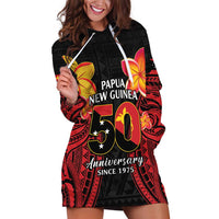 Papua New Guinea Independence Day Hoodie Dress PNG Since 1975 LT14
