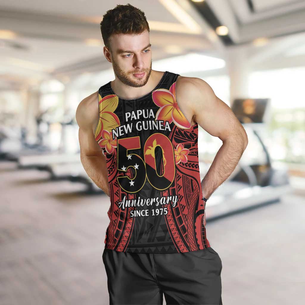 Papua New Guinea Independence Day Men Tank Top PNG Since 1975 LT14