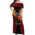 Papua New Guinea Independence Day Off Shoulder Maxi Dress PNG Since 1975