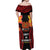 Papua New Guinea Independence Day Off Shoulder Maxi Dress PNG Since 1975
