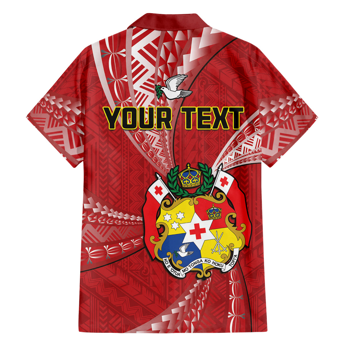 Personalised Tonga Independence Day Family Matching Puletasi and Hawaiian Shirt Happy 54th Independence Anniversary Ngatu Pattern LT14 - Polynesian Pride