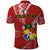 Personalised Tonga Independence Day Polo Shirt Happy 54th Independence Anniversary Ngatu Pattern