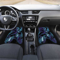 Polynesia Sea Turtle Day Car Mats Tribal Honu Plumeria Polynesian Pattern