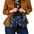 Polynesia Sea Turtle Day Shoulder Handbag Tribal Honu Plumeria Polynesian Pattern
