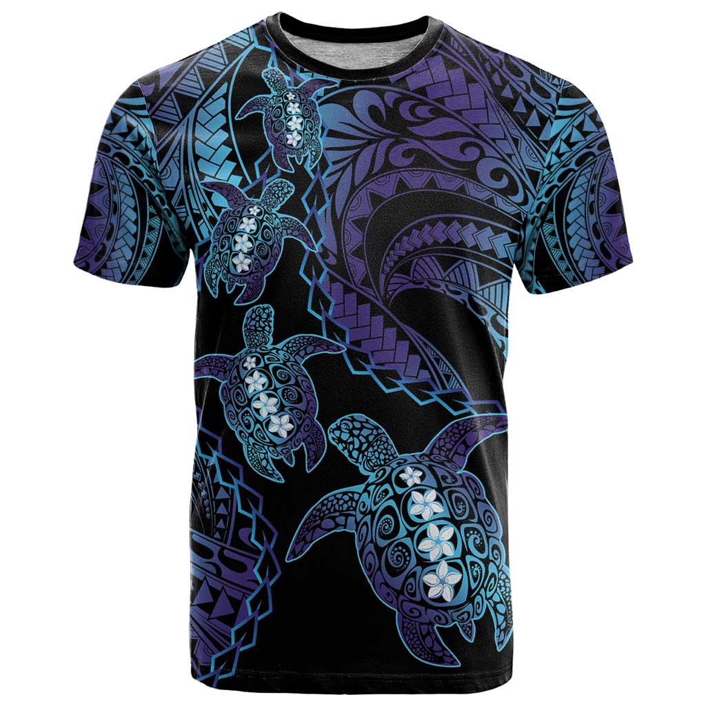 Polynesia Sea Turtle Day T Shirt Tribal Honu Plumeria Polynesian Pattern