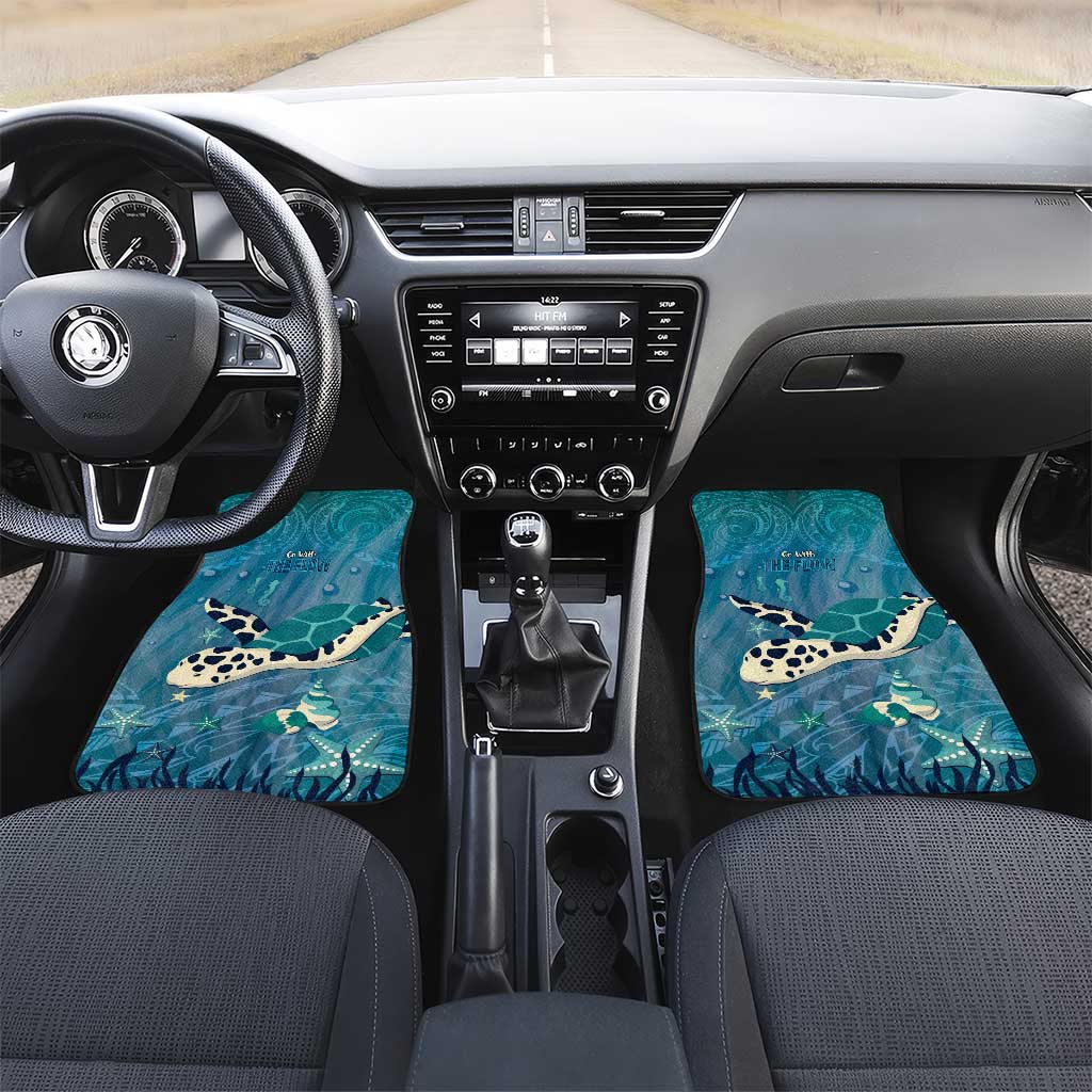 World Sea Turtle Day Polynesia Car Mats Go With The Flow