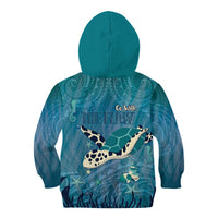 World Sea Turtle Day Polynesia Kid Hoodie Go With The Flow