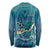 World Sea Turtle Day Polynesia Long Sleeve Shirt Go With The Flow