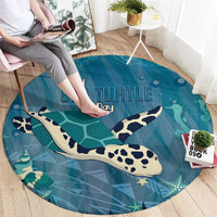 World Sea Turtle Day Polynesia Round Carpet Go With The Flow