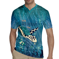 World Sea Turtle Day Polynesia Rugby Jersey Go With The Flow