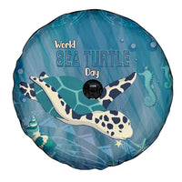 World Sea Turtle Day Polynesia Spare Tire Cover Go With The Flow
