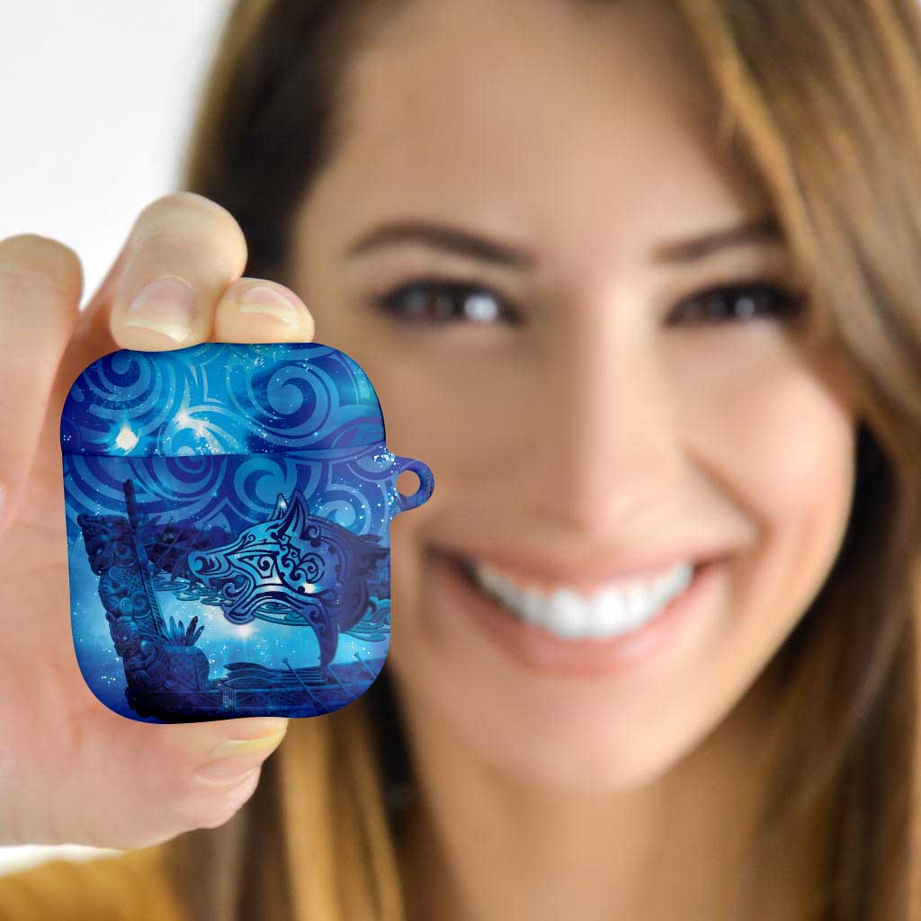 Kuri New Zealand Matariki AirPods Case Aotearoa Dog Waka Maori New Year Galaxy Vibes