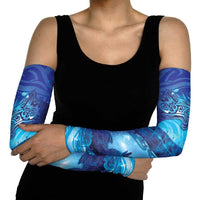 Kuri New Zealand Matariki Arm Sleeves Aotearoa Dog Waka Maori New Year Galaxy Vibes