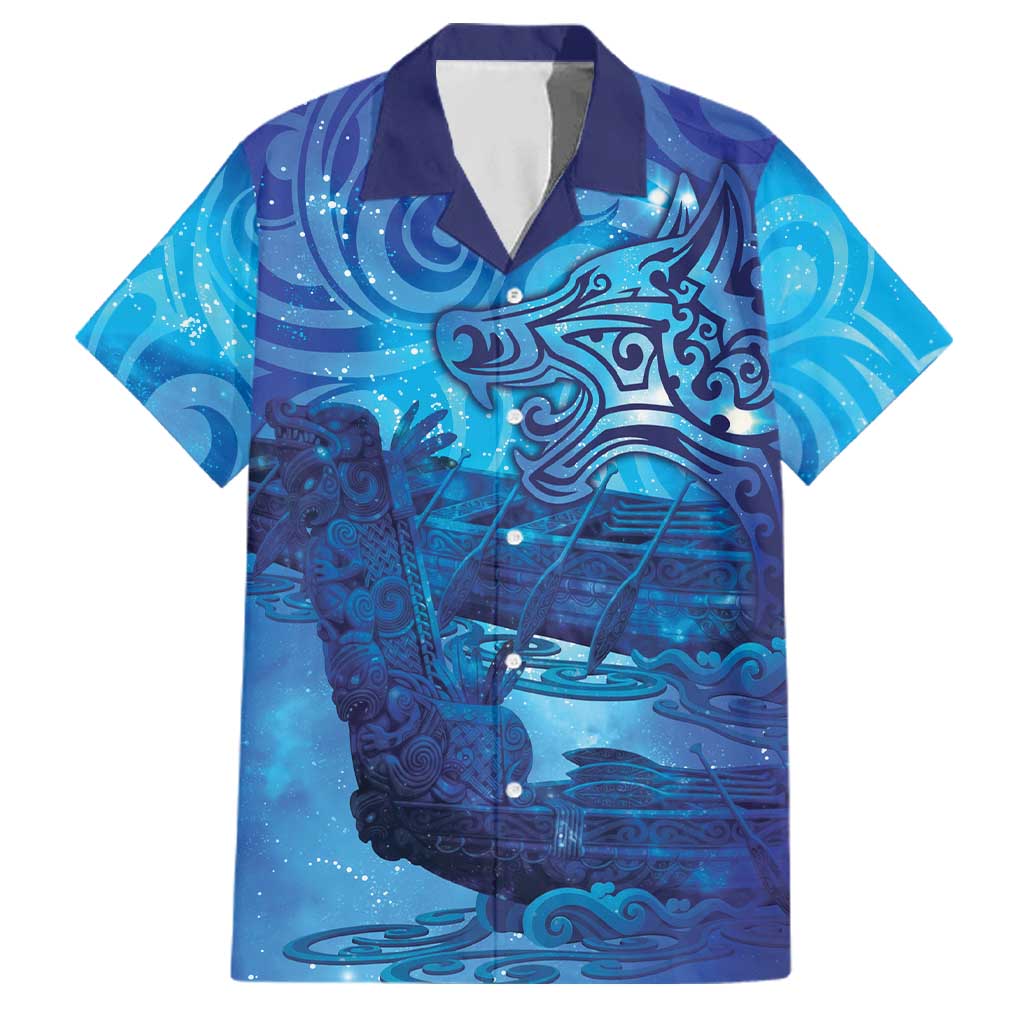 Kuri New Zealand Matariki Family Matching Mermaid Dress and Hawaiian Shirt Aotearoa Dog Waka Maori New Year Galaxy Vibes