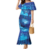 Kuri New Zealand Matariki Mermaid Dress Aotearoa Dog Waka Maori New Year Galaxy Vibes