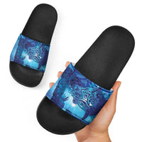 Kuri New Zealand Matariki Slide Sandals Aotearoa Dog Waka Maori New Year Galaxy Vibes LT14 - Polynesian Pride