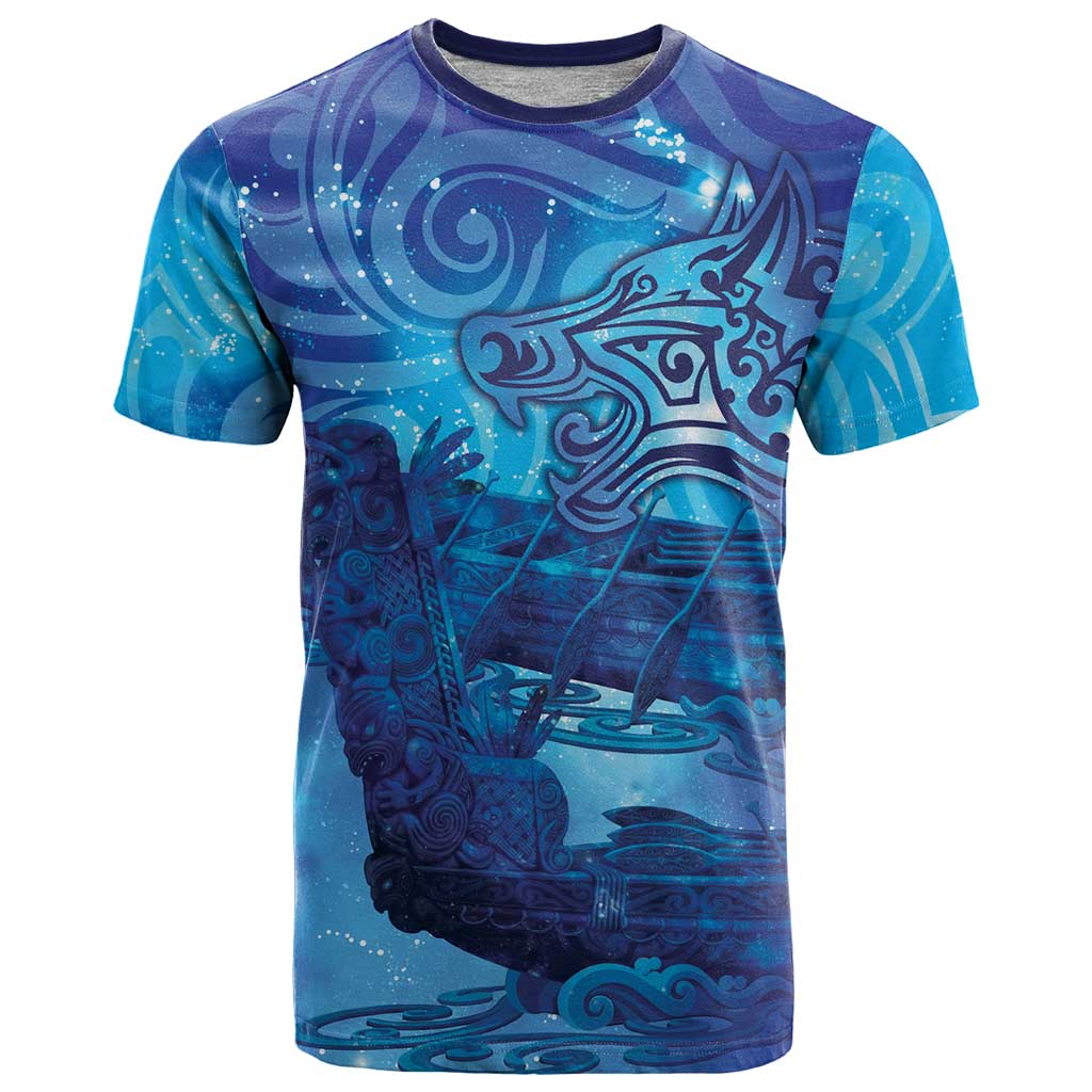 Kuri New Zealand Matariki T Shirt Aotearoa Dog Waka Maori New Year Galaxy Vibes