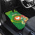 Personalized Manu'a Cession Day Car Mats Tropical Flowers With Polynesian Pattern
