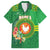 Personalized Manu'a Cession Day Family Matching Off Shoulder Short Dress and Hawaiian Shirt Tropical Flowers With Polynesian Pattern