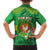Personalized Manu'a Cession Day Kid Hawaiian Shirt Tropical Flowers With Polynesian Pattern