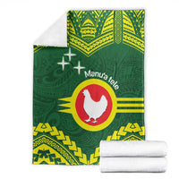 Manu'a Flag Day Blanket Polynesian Pattern National Color Proud