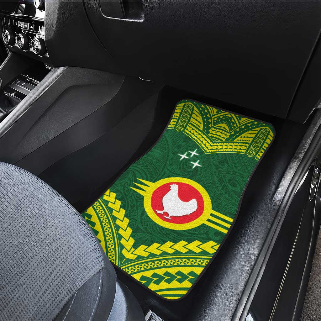 Manu'a Flag Day Car Mats Polynesian Pattern National Color Proud