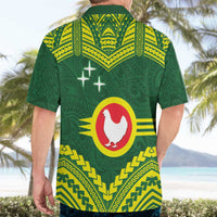 Manu'a Flag Day Hawaiian Shirt Polynesian Pattern National Color Proud