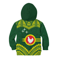 Manu'a Flag Day Kid Hoodie Polynesian Pattern National Color Proud