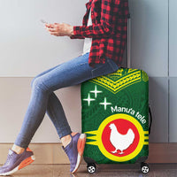 Manu'a Flag Day Luggage Cover Polynesian Pattern National Color Proud