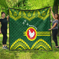Manu'a Flag Day Quilt Polynesian Pattern National Color Proud