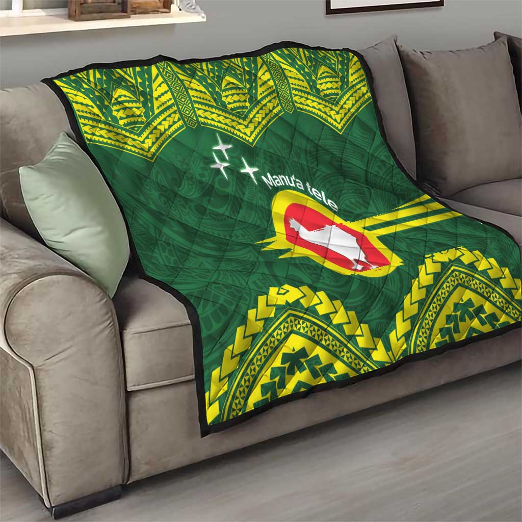 Manu'a Flag Day Quilt Polynesian Pattern National Color Proud