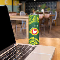 Manu'a Flag Day Skinny Tumbler Polynesian Pattern National Color Proud LT14 - Polynesian Pride