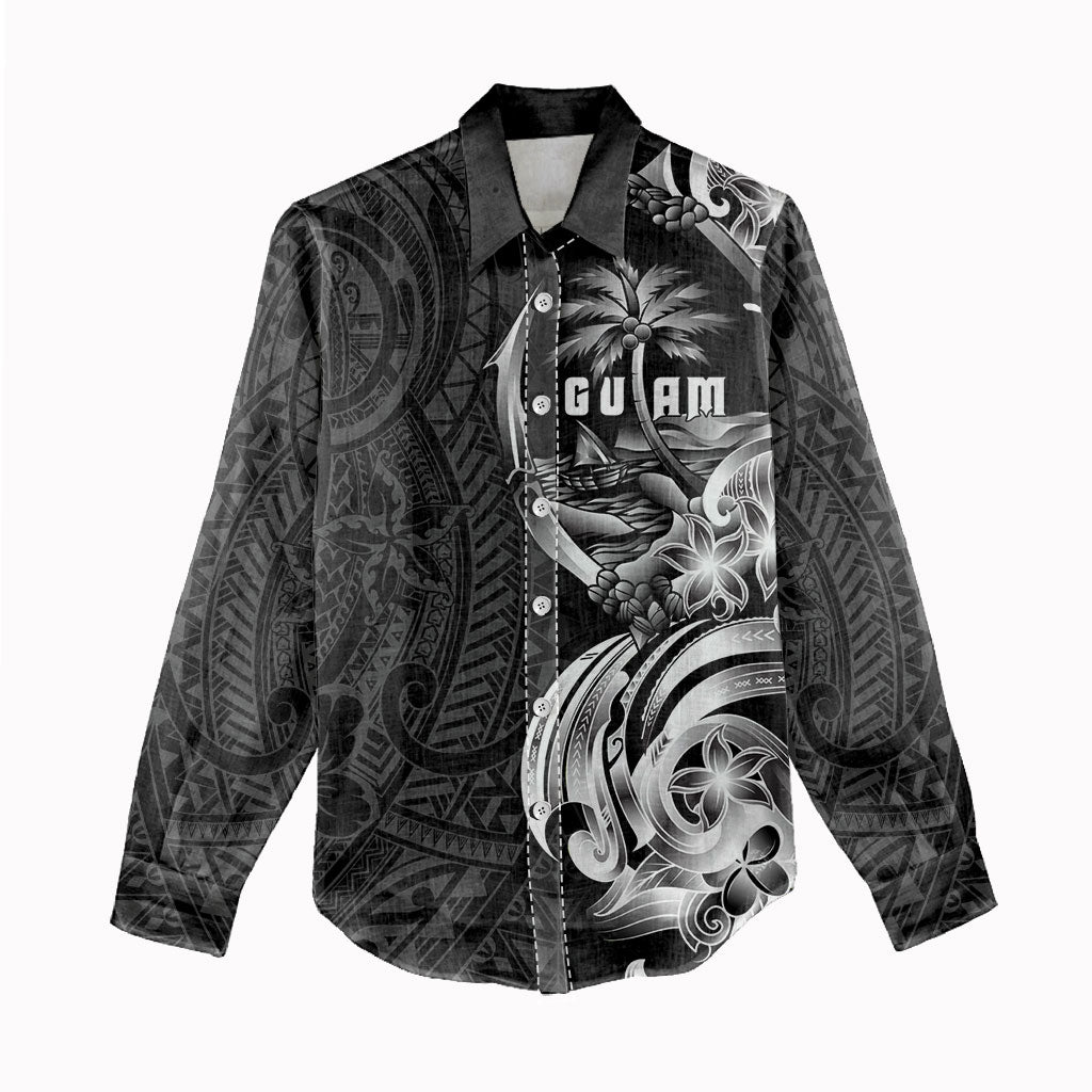 Attelong Guam Chamorro Women Casual Shirt Guahan Seal Tattoo LT14 - Polynesian Pride
