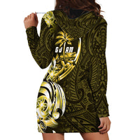 Amariyu Guam Chamorro Hoodie Dress Guahan Seal Tattoo LT14 - Polynesian Pride