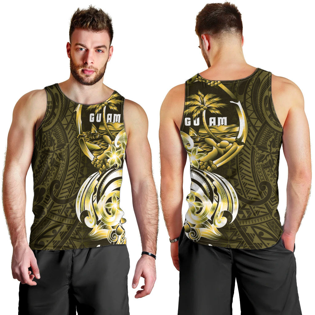 Amariyu Guam Chamorro Men Tank Top Guahan Seal Tattoo LT14 - Polynesian Pride