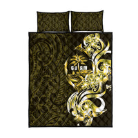 Amariyu Guam Chamorro Quilt Bed Set Guahan Seal Tattoo LT14 - Polynesian Pride